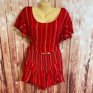 2 piece short/top set Size Large Lush